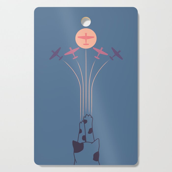Cat Landscape 19 Cutting Board Gallery Image 1