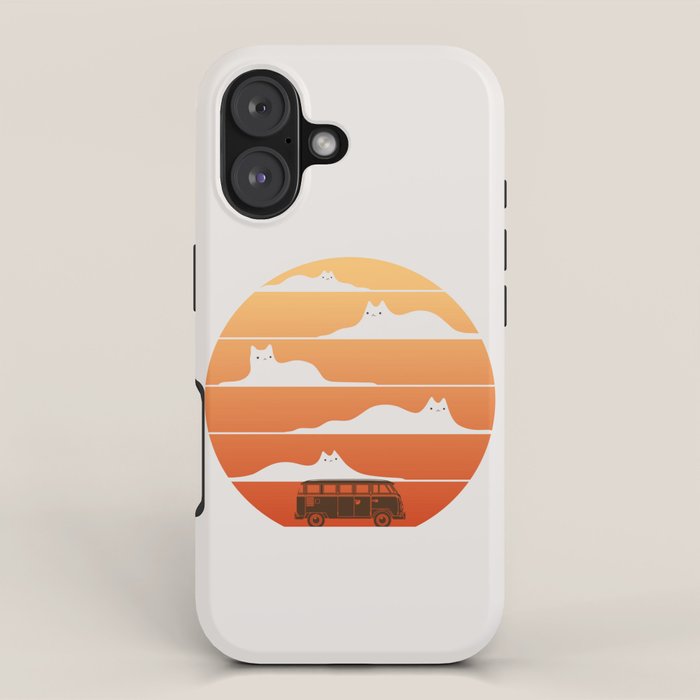 Cat Landscape 106 iPhone Case Gallery Image 1