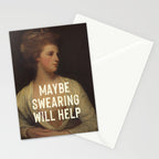 Maybe Swearing Will Help Stationery Card Gallery Image 2