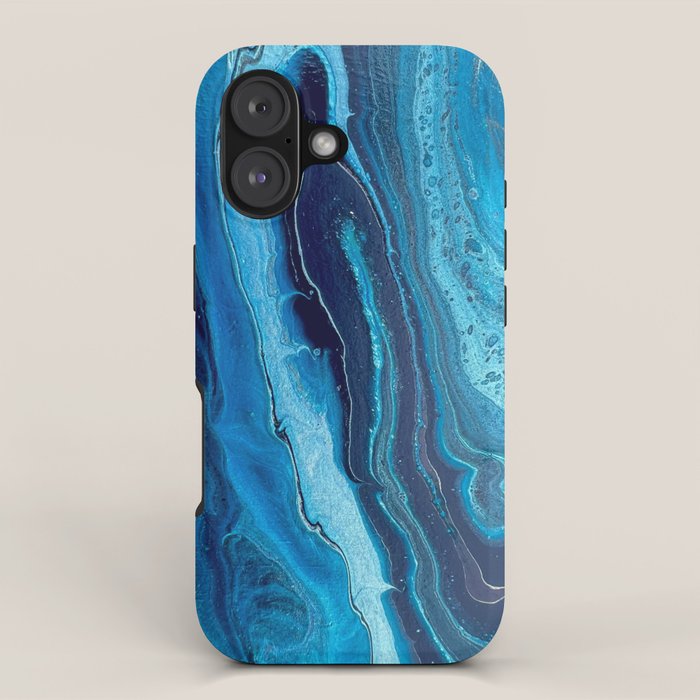 Azure Slices iPhone Case Gallery Image 1