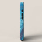 Azure Slices iPhone Case Gallery Image 2