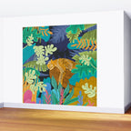 Sleeping Panther Wall Mural Gallery Image 2