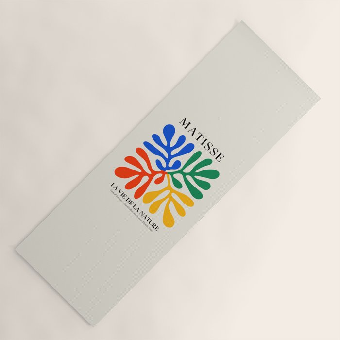 Nature Leaf Cutouts II: Day Edition | Mid-Century Henri Matisse Series Yoga Mat Gallery Image 1