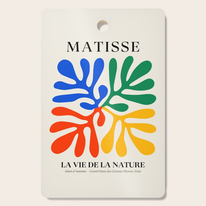 Nature Leaf Cutouts II: Day Edition | Mid-Century Henri Matisse Series Cutting Board Gallery Image 1