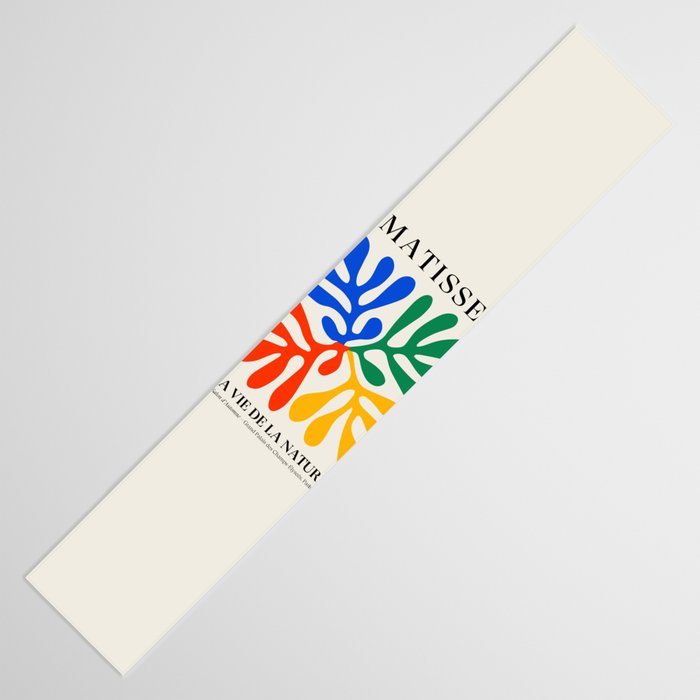 Nature Leaf Cutouts II: Day Edition | Mid-Century Henri Matisse Series Table Runner Gallery Image 3