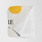Nature Leaf Cutouts II: Day Edition | Mid-Century Henri Matisse Series Throw Blanket Gallery Image 3