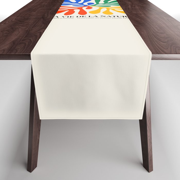 Nature Leaf Cutouts II: Day Edition | Mid-Century Henri Matisse Series Table Runner Gallery Image 1