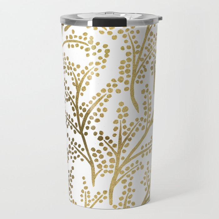 Gold Branches Travel Mug Gallery Image 1