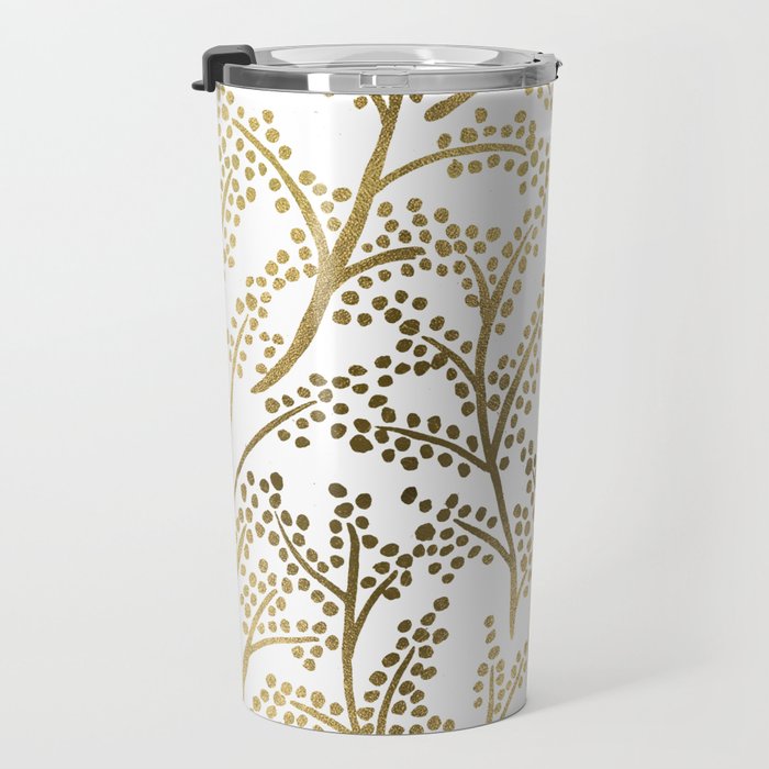 Gold Branches Travel Mug Gallery Image 3