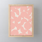 Contemporary Geometric Shapes - Soft Pink Mini Art Print Gallery Image 1