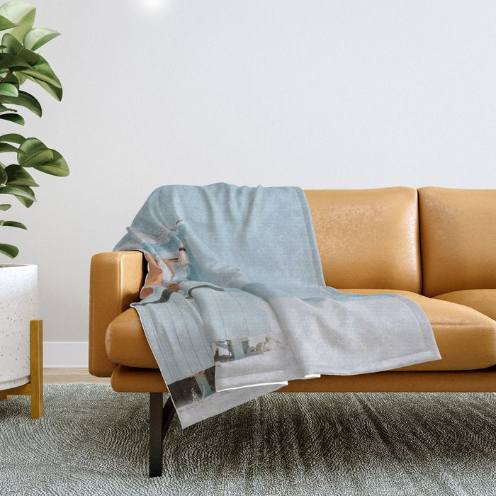 Santa Monica / California Throw Blanket Gallery Image 1