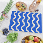 Sapphire Blue Ocean Waves Cutting Board Gallery Image 2