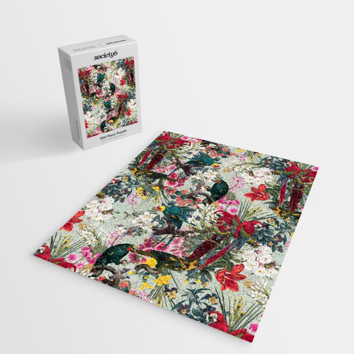 FLORAL AND BIRDS XXII Jigsaw Puzzle Gallery Image 2