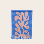 Rose Bud & Azure Blue: Matisse Paper Cutouts 02 Wall Hanging Gallery Image 1