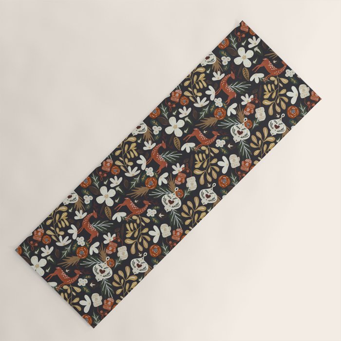 Christmas holiday night III Yoga Mat Gallery Image 1