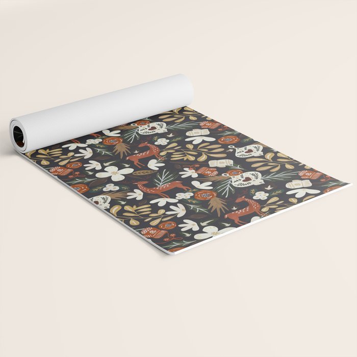Christmas holiday night III Yoga Mat Gallery Image 2