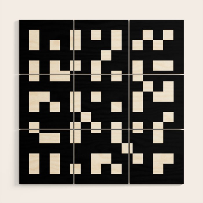 Abstract Video Game Wood Wall Art Gallery Image 1