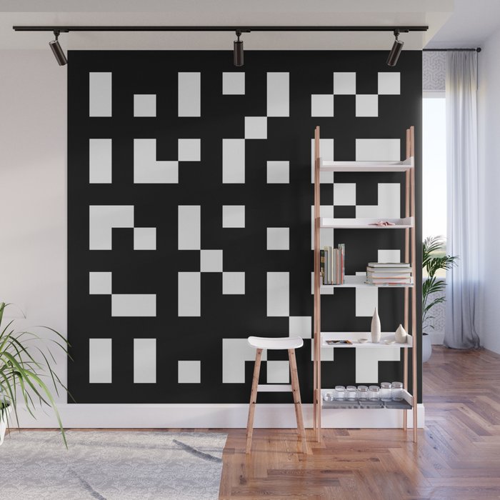 Abstract Video Game Wall Mural Gallery Image 1