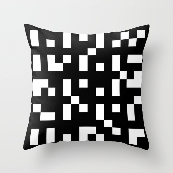 Abstract Video Game Throw Pillow Gallery Image 6