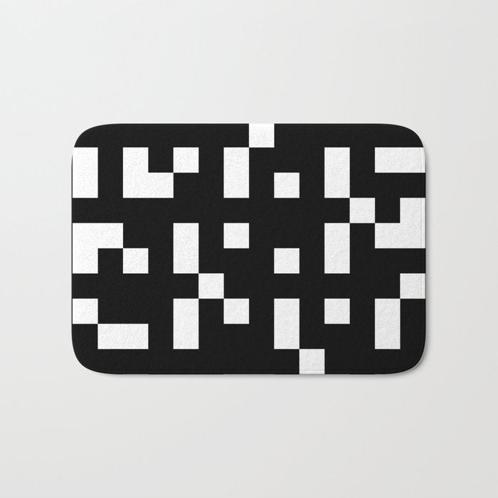 Abstract Video Game Bath Mat Gallery Image 1