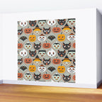 Spooky Sweet Faces Wall Mural Gallery Image 2