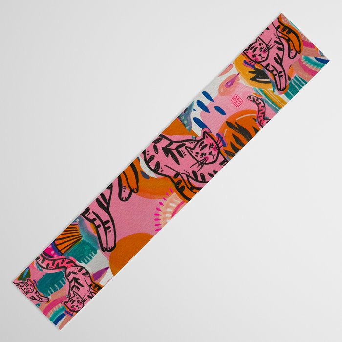 Love cats in the wild Table Runner Gallery Image 3