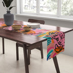 Love cats in the wild Table Runner Gallery Image 2