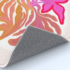 Painterly Nouveau bloom - imperfect bold textured floral art Rug Gallery Image 4