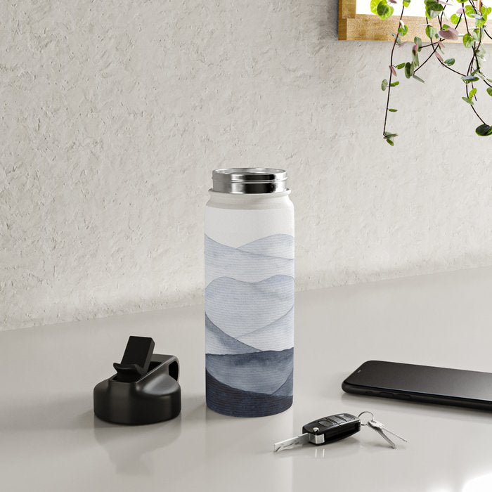 Watercolor Mountains Water Bottle Gallery Image 5