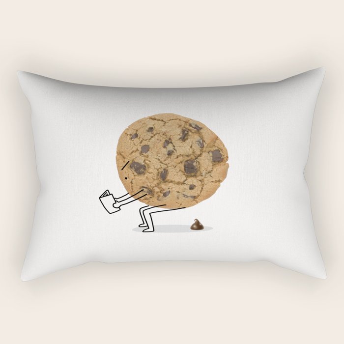 The Making of Chocolate Chips Rectangular Pillow Gallery Image 1