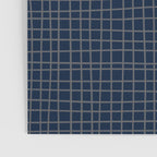 Navy Blue Grid  Poster Gallery Image 3