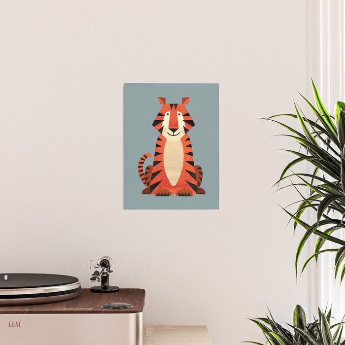Whimsy Tiger Poster Gallery Image 2