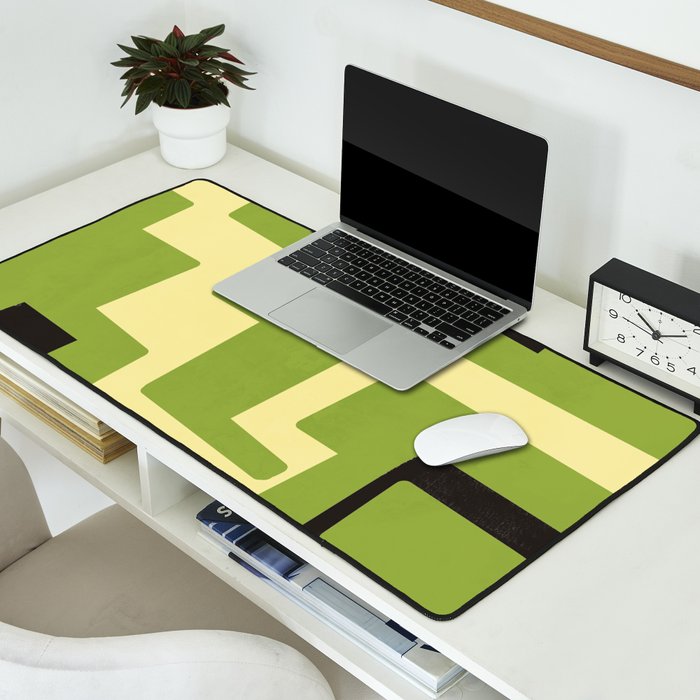 Modern Abstract Minimal Shapes 148 Desk Mat Gallery Image 2