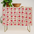 Ura Tube Bokhara Uzbekistan Suzani Embroidery Print Credenza Gallery Image 1