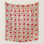 Ura Tube Bokhara Uzbekistan Suzani Embroidery Print Wall Tapestry Gallery Image 4