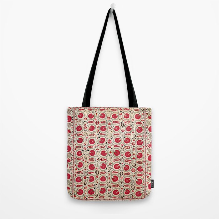 Ura Tube Bokhara Uzbekistan Suzani Embroidery Print Tote Bag Gallery Image 2