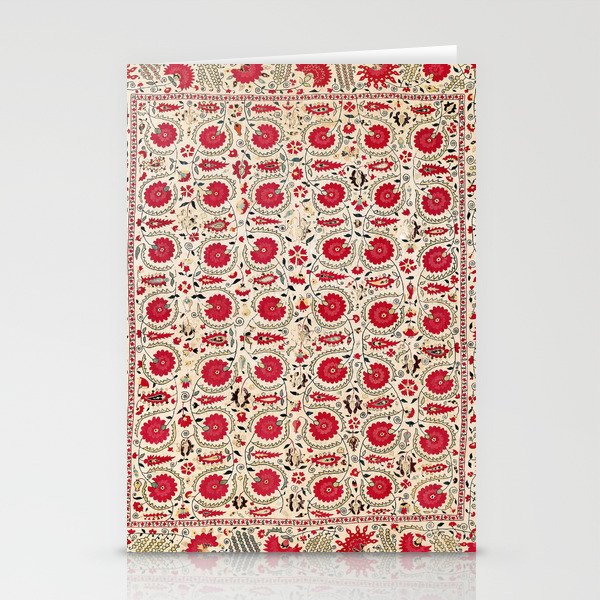 Ura Tube Bokhara Uzbekistan Suzani Embroidery Print Stationery Card Gallery Image 2