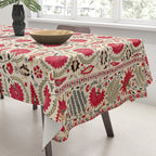 Ura Tube Bokhara Uzbekistan Suzani Embroidery Print Tablecloth Gallery Image 3