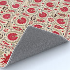 Ura Tube Bokhara Uzbekistan Suzani Embroidery Print Rug Gallery Image 4