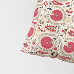 Ura Tube Bokhara Uzbekistan Suzani Embroidery Print Pillow Sham Gallery Image 4