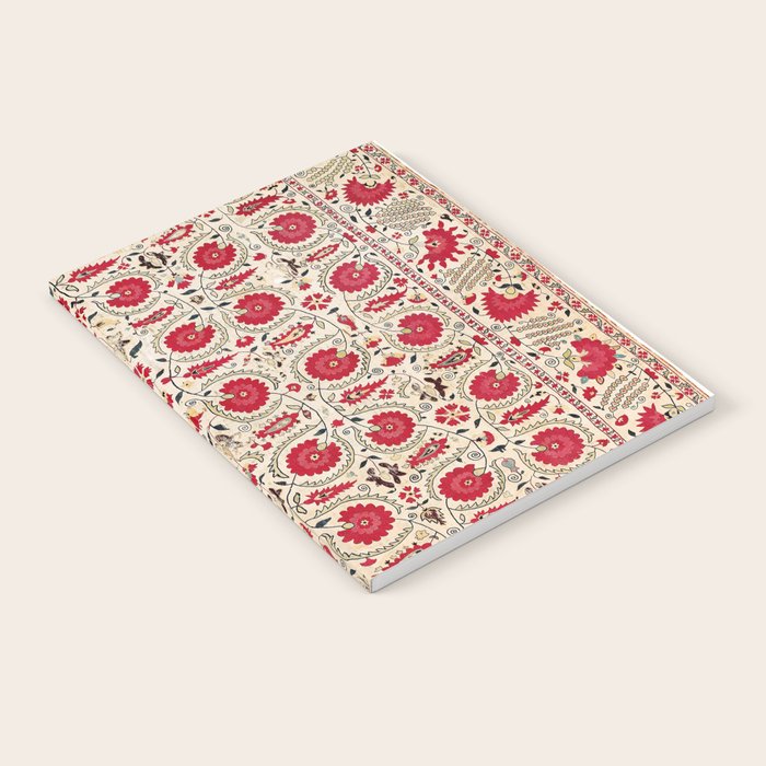 Ura Tube Bokhara Uzbekistan Suzani Embroidery Print Notebook Gallery Image 2