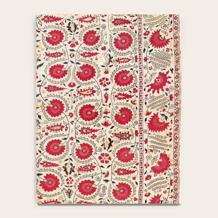 Ura Tube Bokhara Uzbekistan Suzani Embroidery Print Notebook Gallery Image 4