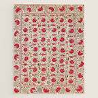 Ura Tube Bokhara Uzbekistan Suzani Embroidery Print Jigsaw Puzzle Gallery Image 1