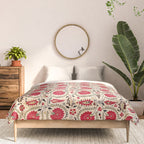 Ura Tube Bokhara Uzbekistan Suzani Embroidery Print Comforter Gallery Image 3