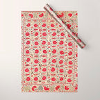 Ura Tube Bokhara Uzbekistan Suzani Embroidery Print Wrapping Paper Gallery Image 1