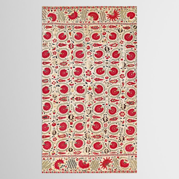 Ura Tube Bokhara Uzbekistan Suzani Embroidery Print Tablecloth Gallery Image 2