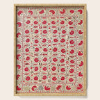 Ura Tube Bokhara Uzbekistan Suzani Embroidery Print Serving Tray Gallery Image 1