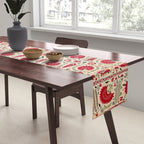 Ura Tube Bokhara Uzbekistan Suzani Embroidery Print Table Runner Gallery Image 2