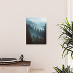 Misty Pine Forest Poster Gallery Image 2
