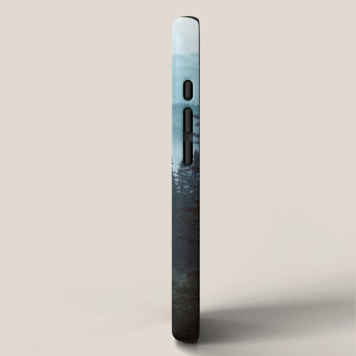 Misty Pine Forest iPhone Case Gallery Image 2